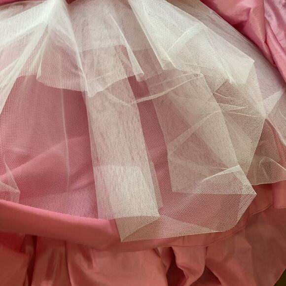 TIFFANY DESIGNS Women's jeweled strapless formal gown 4 Pink New Prom pageant - Picture 13 of 13